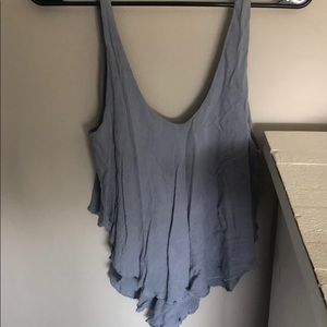 Free people periwinkle tank top